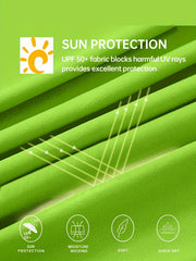 Men's UPF 50 Sun Protection Long Sleeve Hoodie for Outdoor Fishing