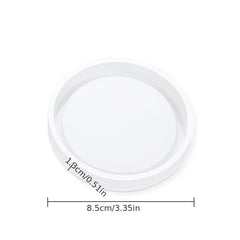 DIY Coaster Silicone Mold Mirror Epoxy Resin Mold