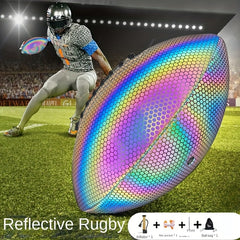 Reflective Luminous Rugby Competition Training Ball No 9