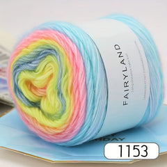 Gradient Rainbow Yarn DIY Crochet Knitting 100g