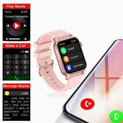 Smart Watch Answering Calls for Android IP68 Pink