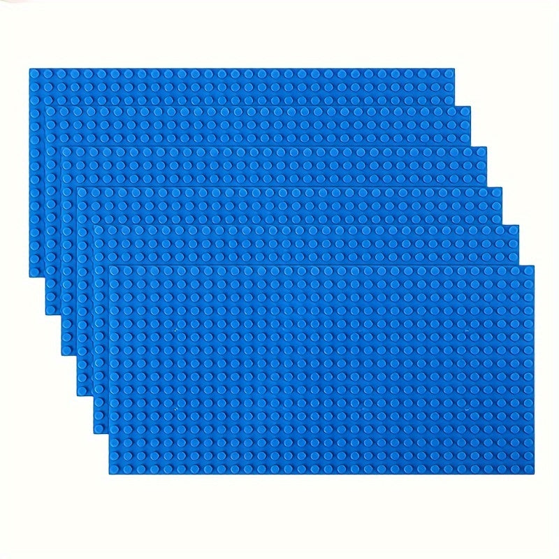 6pcs 16x32 Particle Classic Base Plate Building Block Puzzle Game