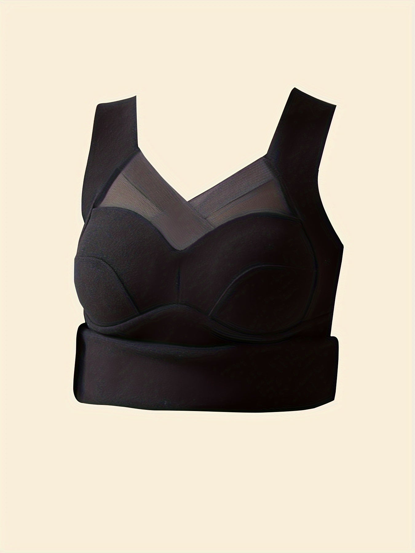 Mesh Thermal V Neck Tank Top