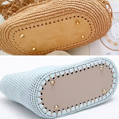 PU Leather Bag Bottom for Women DIY Purse Handbag