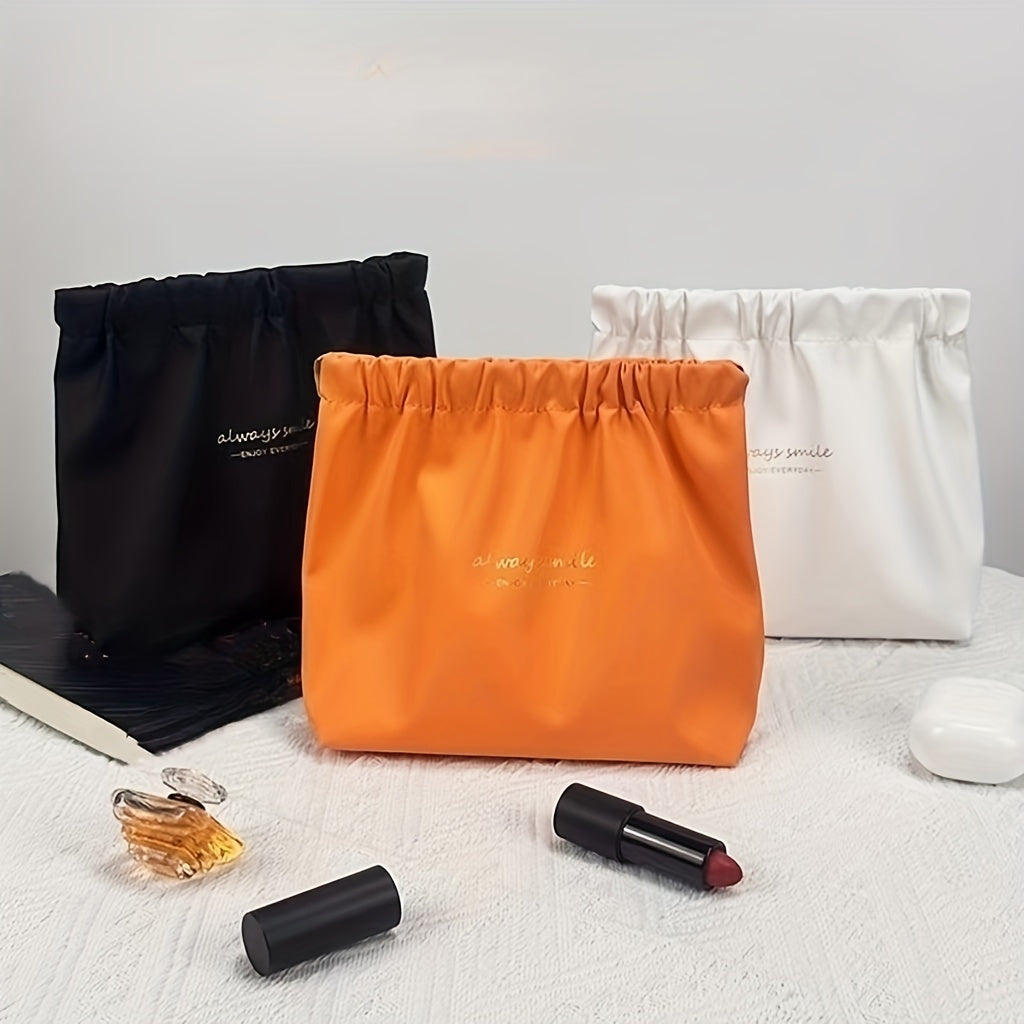 Waterproof Self-closing Mini Makeup Pouch for Women