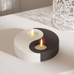 2PCS Tai Chi Yin Yang Silicone Candle Making Molds