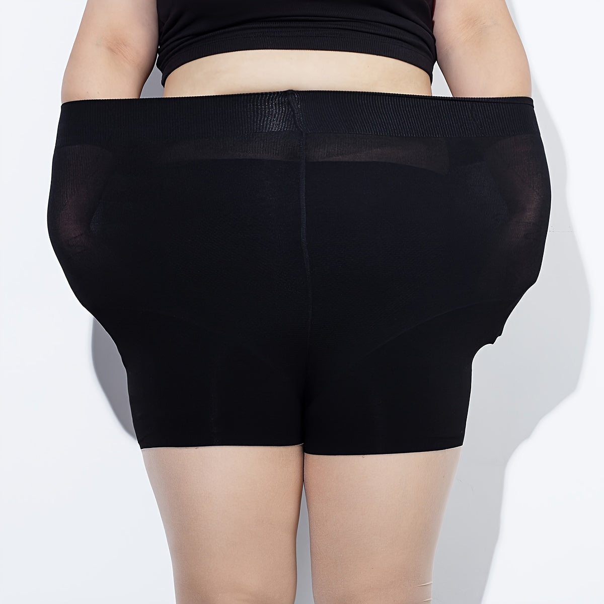 Plus Size Colorblock Cat Print Tights Tummy Control High Rise Footed