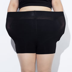 Plus Size Colorblock Cat Print Tights Tummy Control High Rise Footed