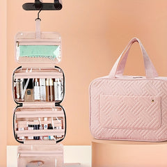 Waterproof Toiletry Bag Travel Organizer with Hanging Hook