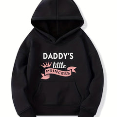 Girls' 'Daddy's Little Princess' Hoodie Top