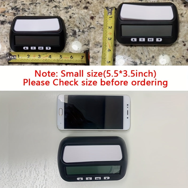 Professional Digital Chess Game Timer Count Up Down Timer Board Game Stopwatch