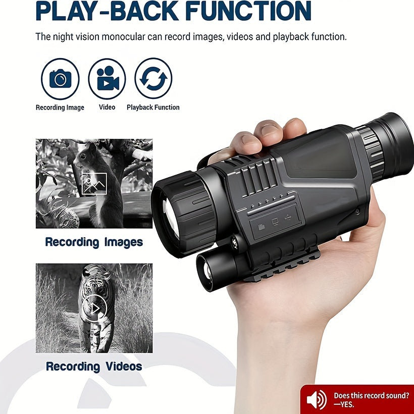 Night Vision Monocular Goggles 8x Digital Camcorder HD Camera