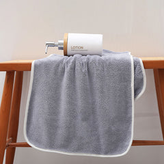 5pcs Coral Fleece Hand Towels Soft And Absorbent 13.7x29.5in