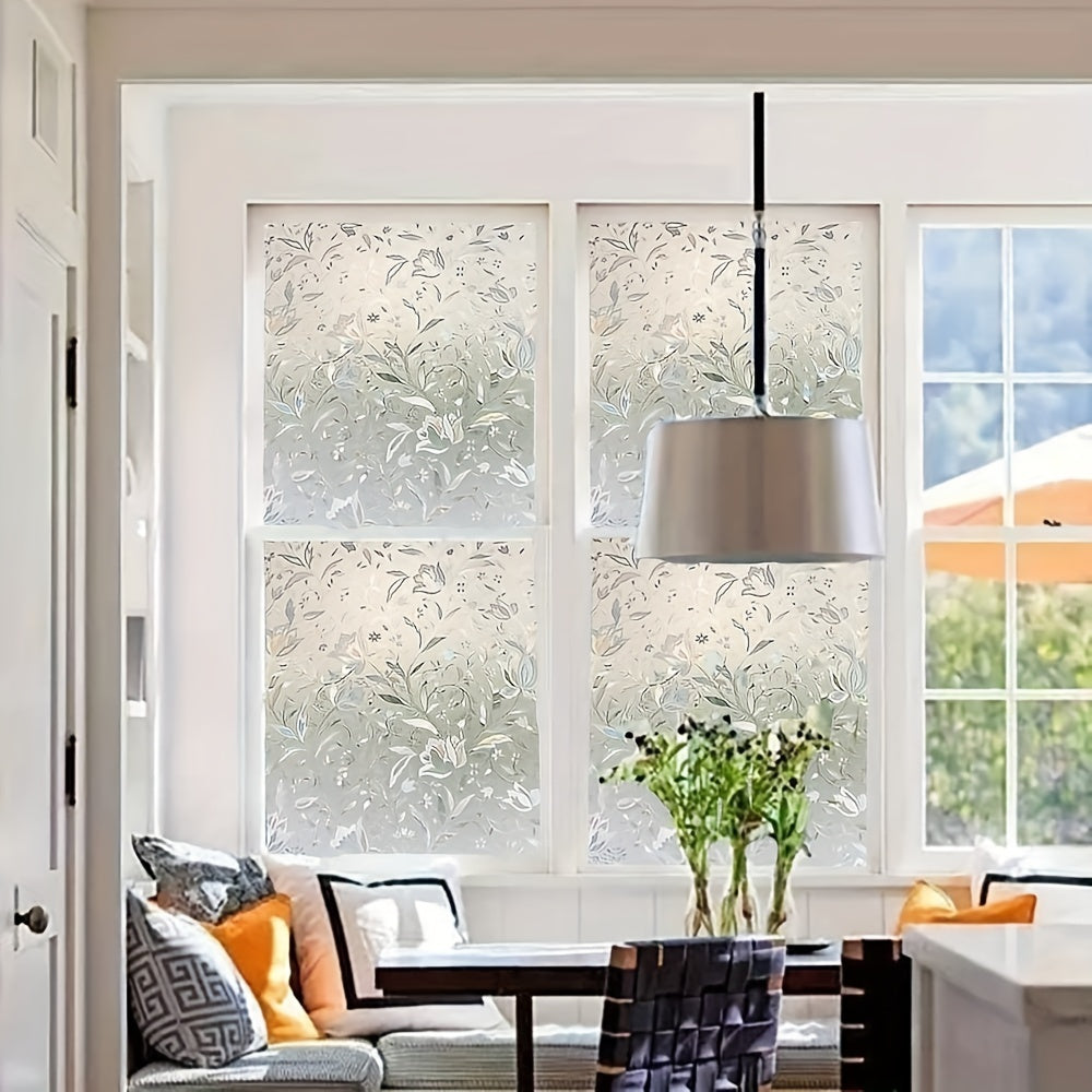 3D Colourful Window Privacy Film Glass Window Cling Decorative Sticker 17.7x39