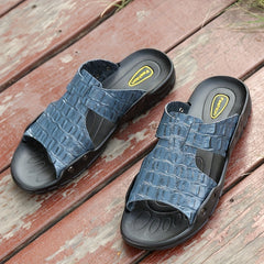 Men's Wear resistant Non Slip Comfy Slides Beach Shoes Summer