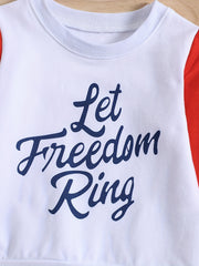 Kids Sweatshirt Long Sleeve Round Neck Letter Print Pullover Top