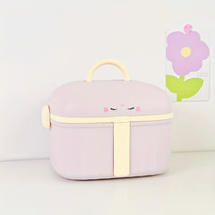 Cartoon Medical Box with Lid, Handheld Storage for Jewelry and Hair Accessories