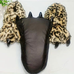 Cozy Plush House Slippers Funny Claw Shoes Men Women Winter Indoor