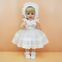 55 Doll Vinyl Princess Wedding Gown Blonde Hair Ideal Christmas Halloween