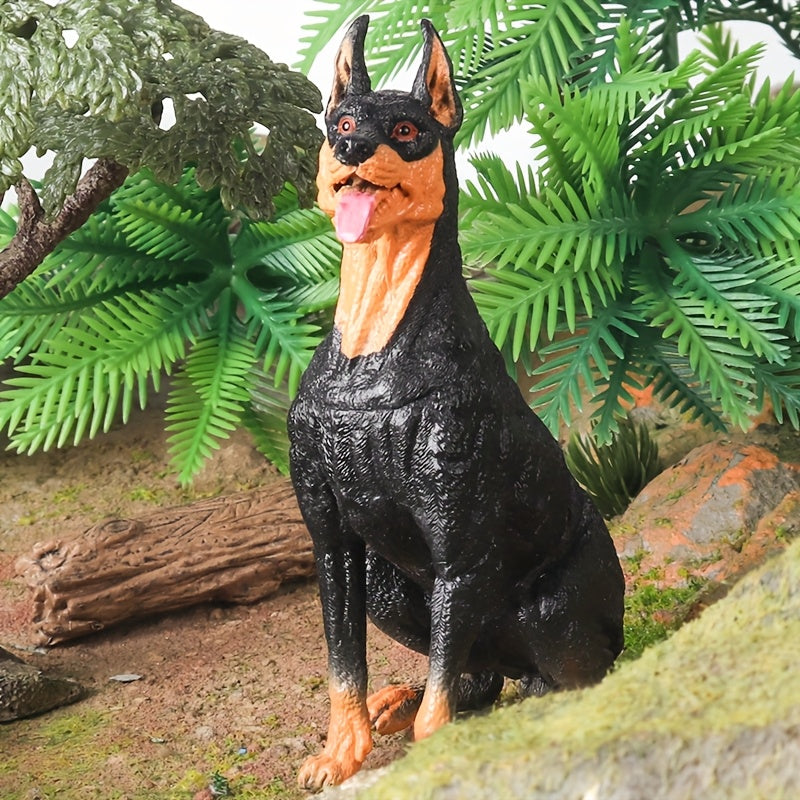 Realistic Dog Breed Action Figures PVC Material Ideal Gift for Youngsters