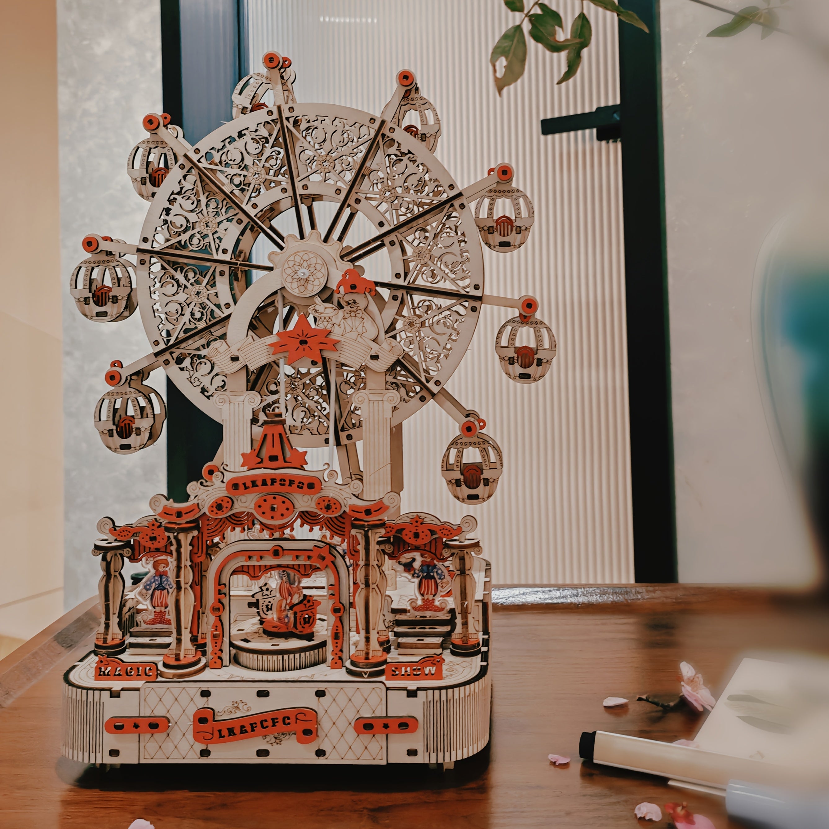 Ferris Wheel 3D Wooden Puzzle DIY Assembly Model Gift