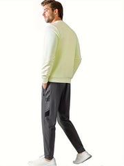 Men's Quick Drying Stretch Trousers with Zipper Pocket
