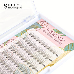 DIY Lash Extension Soft Clusters Wispy Lashes 100pcs C Curling 8-13mm