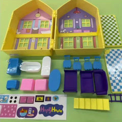 Kids' Home Kitchen Playset Sofa Bunk Bed Mix Plastic Dollhouse Girls' Room