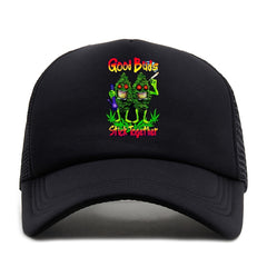 Unisex Sunshade Adjustable Baseball Cap with Embroidery