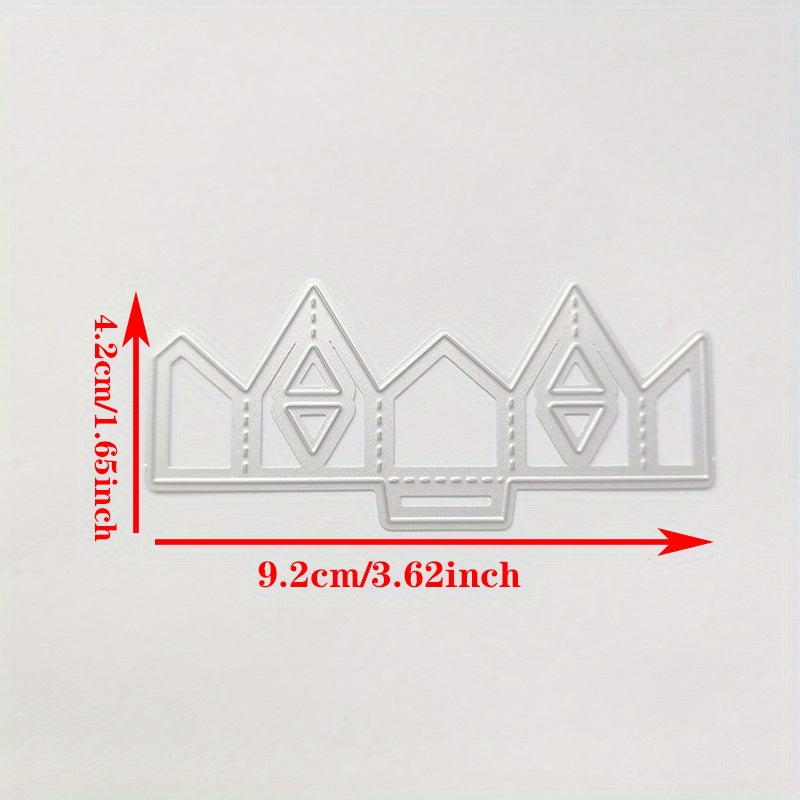 Triangular Flower Metal Cutting Dies for Scrapbooking DIY Cards Stencil