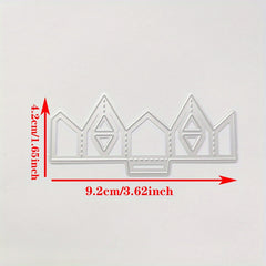 Triangular Flower Metal Cutting Dies for Scrapbooking DIY Cards Stencil