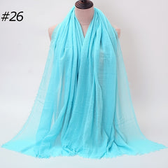 Solid Cape Lady Shawl Scarf Women Gift Scarf Scarves