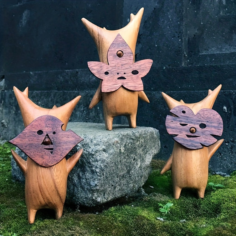 Tribal Style Mask Doll Decoration Handicraft Elements for Home Decor