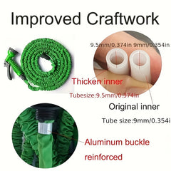Expandable Garden Hose with Spray Nozzle