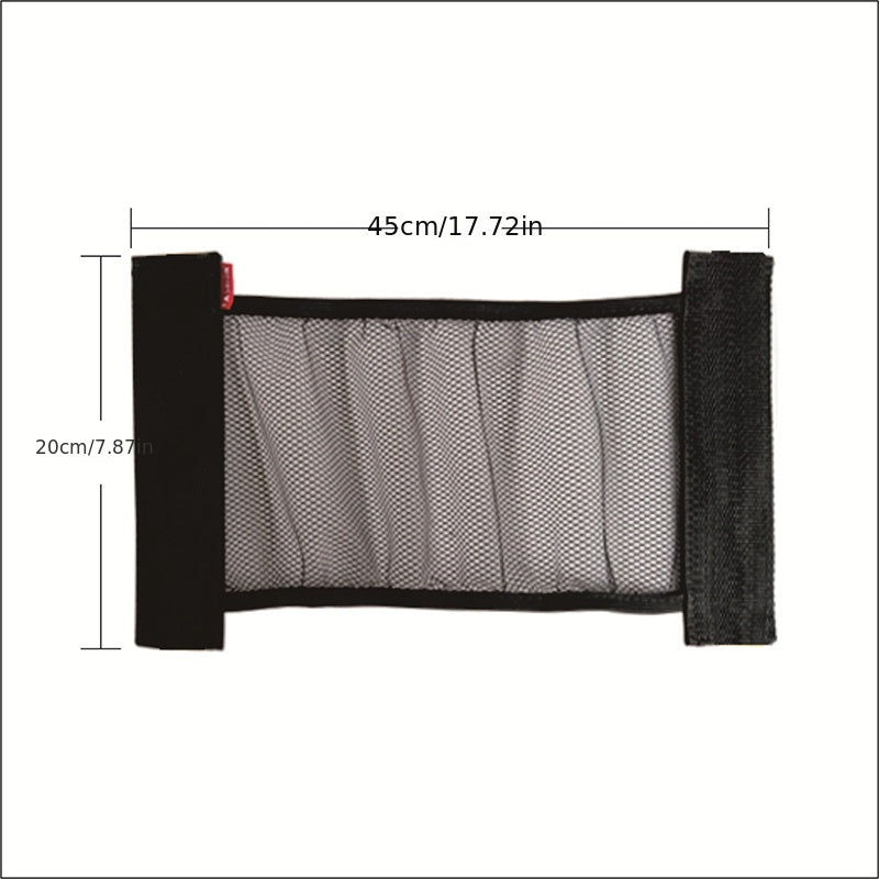 Car Back Rear Mesh Trunk Seat Elastic String Net Magic Sticker Universal Storage