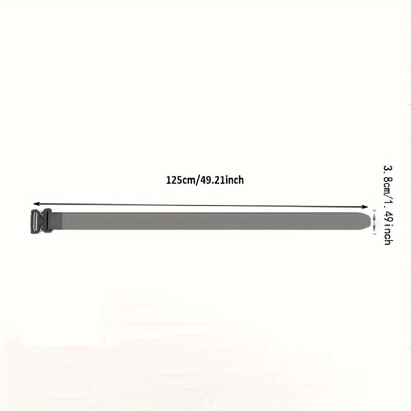 Hollow Rotating Alloy Buckle Double Sided Casual Strap