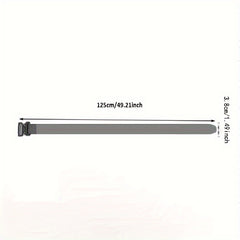 Hollow Rotating Alloy Buckle Double Sided Casual Strap