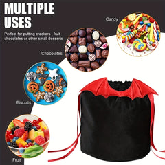 Red Bat Ears Halloween Candy Bag Trick Or Treat Candy Gift Bags