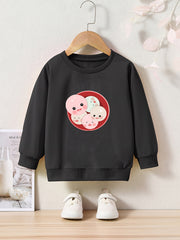 Sweet Dumpling Graphic Sweatshirt Comfy Pullover Kids Clothes Gift