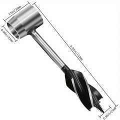 Hard Steel Manual Hand Drill Camping Puncher & Wood Peg