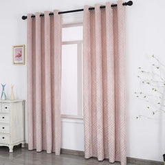 Velvet Curtains Grommet Top Thermal Insulated Soft Privacy Blackout Curtains