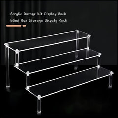 Acrylic Ladder Display Rack for Collectibles and Perfume