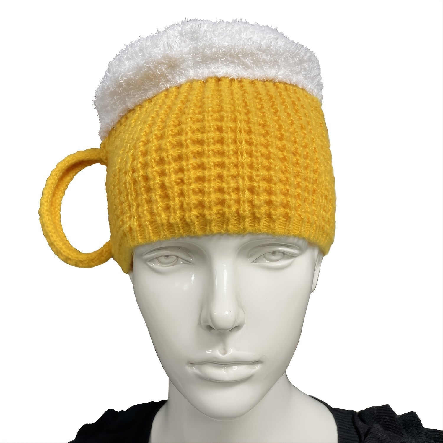 3D Beer Cup Hats Beanie Winter Anti Cold Warm Unisex Hairline Cap