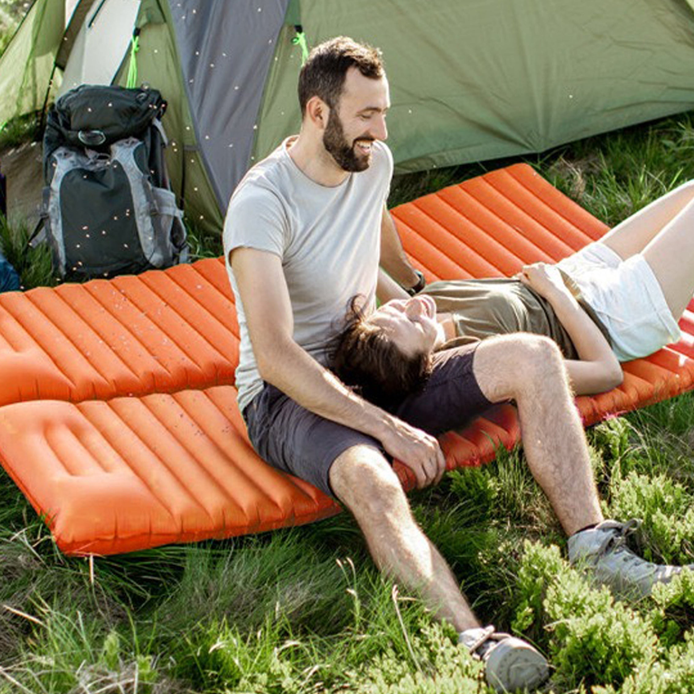 Inflatable TPU Mattress - Portable & Moisture Proof