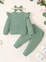 Infant Girl Clothes Set Sweatshirt & Pants Outfit