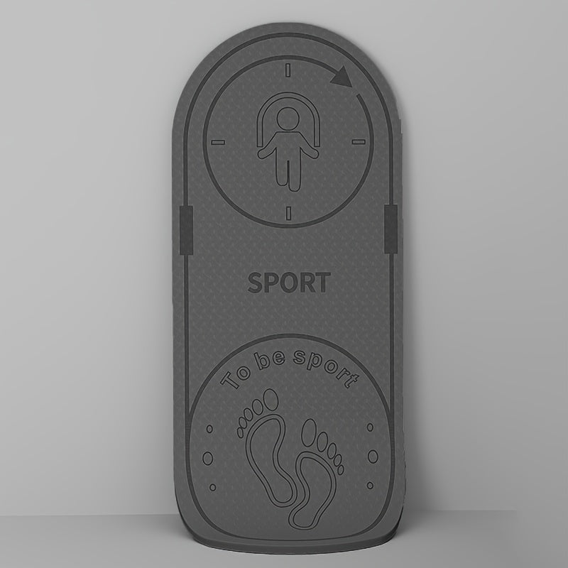 Shockproof Yoga Mat With Guide Line 60x140x0.23cm