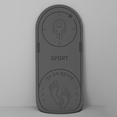 Shockproof Yoga Mat With Guide Line 60x140x0.23cm