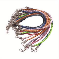 Mixed Leather Lace Braided Bracelet Rope DIY Jewelry Handicraft