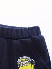 Cartoon Dog Print Boys Sweatpants Jogger Sports Pants Kids Clothing