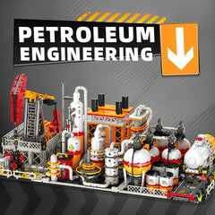 Chemical Plant Series Pumping Machine Building Blocks Set